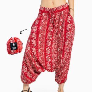 Buddha Pants O.G. Buddha Elephant Paisley Harem Pant Cotton Unisex